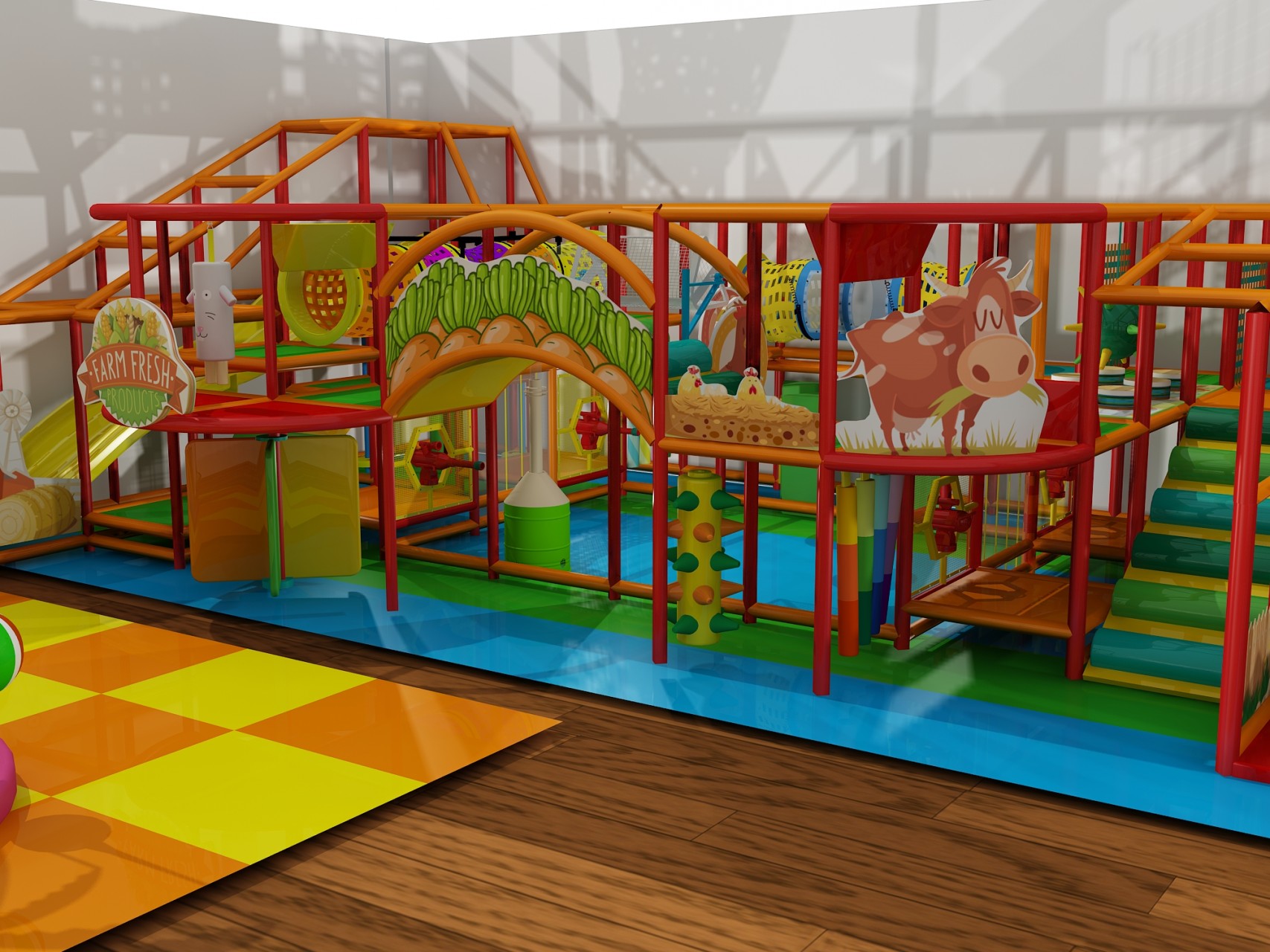 2 Level Ocean Theme Playscape - Image 8