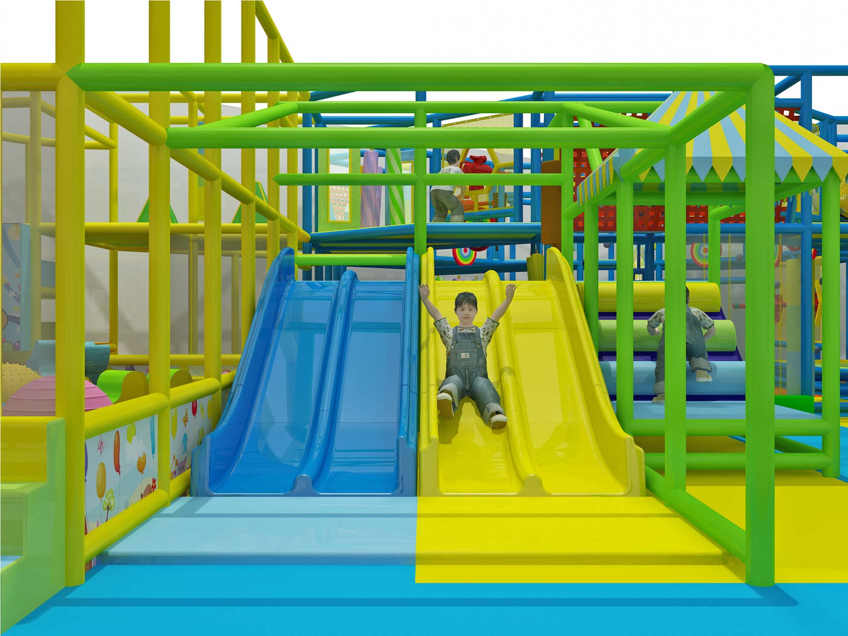 2 Level Generic Indoor Play Structure - Image 14
