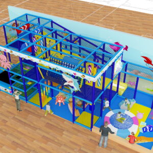 2 Level Ocean Theme Playscape