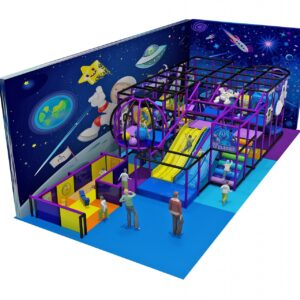 2 Level Space Theme Playground