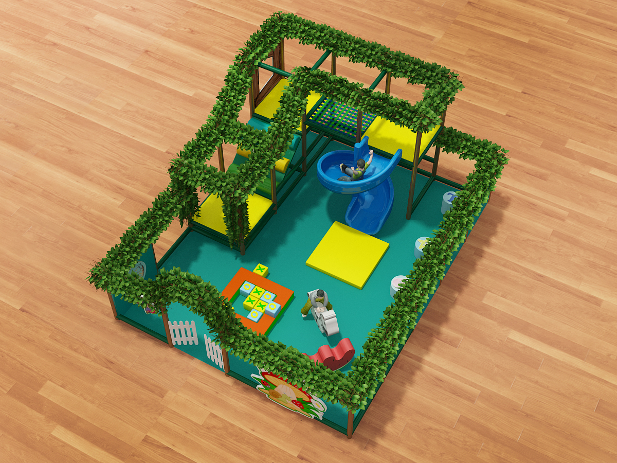2 Story Treehouse Friends Indoor Playground - Image 5