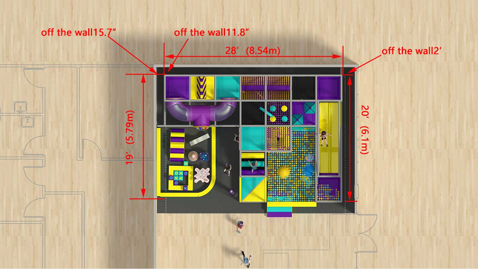 Custom Indoor Play Gym w/ Baby Play Area - Image 8