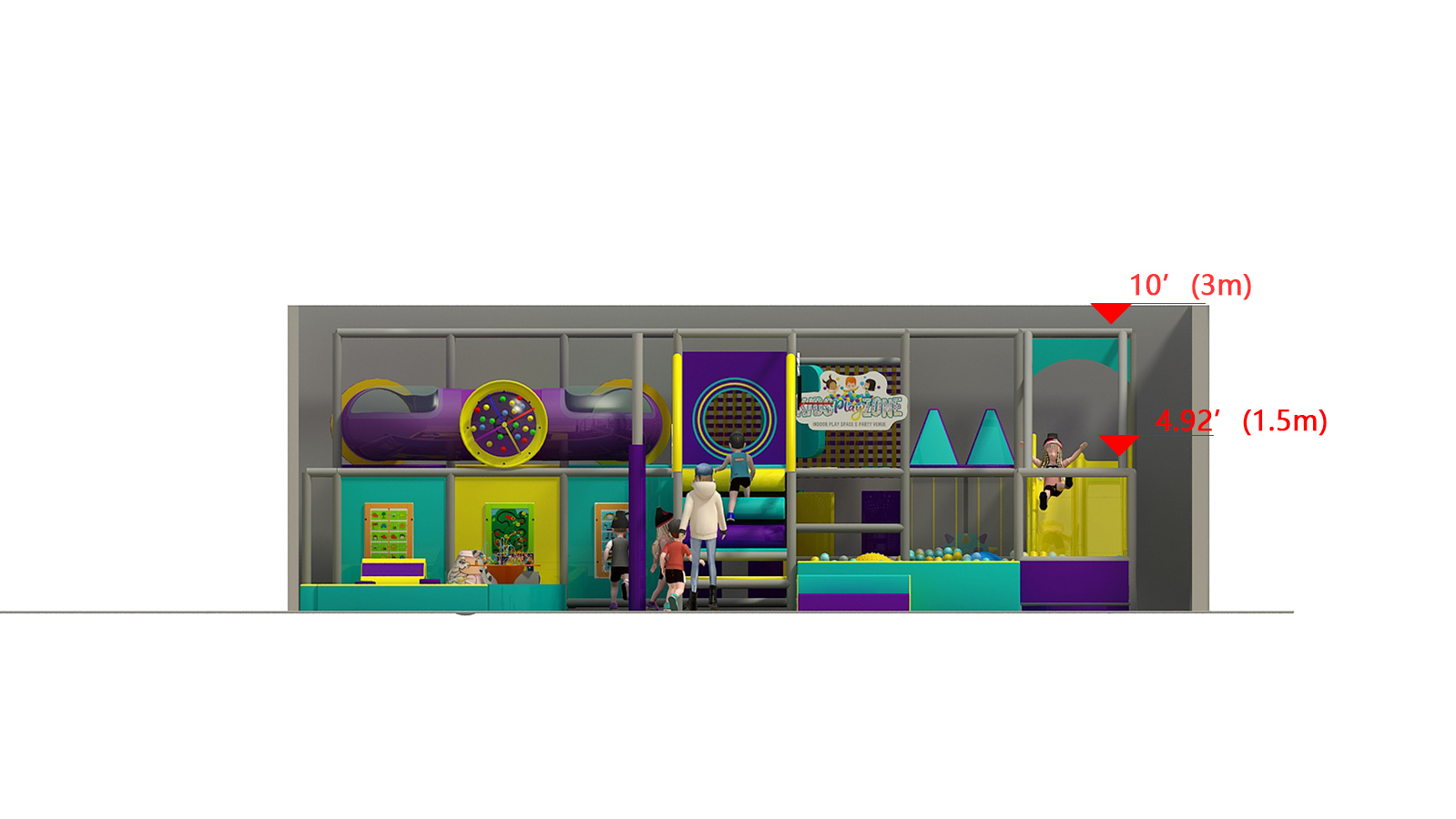 Custom Indoor Play Gym w/ Baby Play Area - Image 7