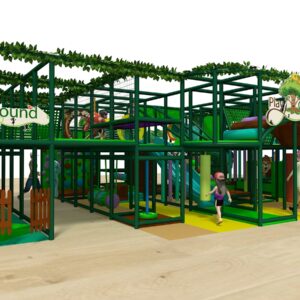 2 Level Custom Brand Jungle Playscape