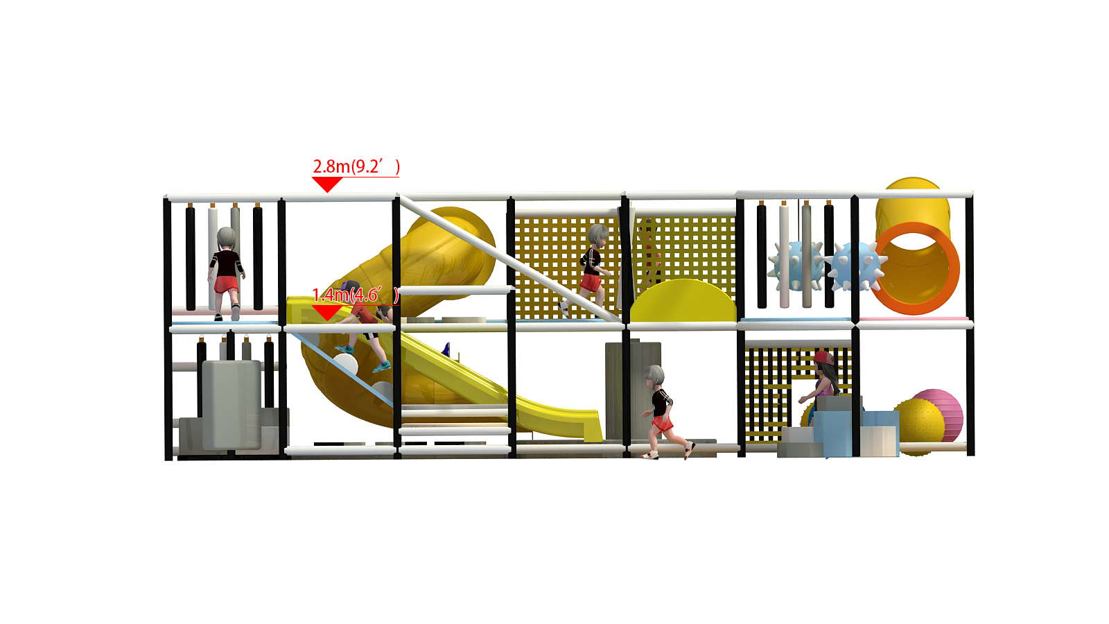 Pastel Colored Custom Indoor Playground - Image 7