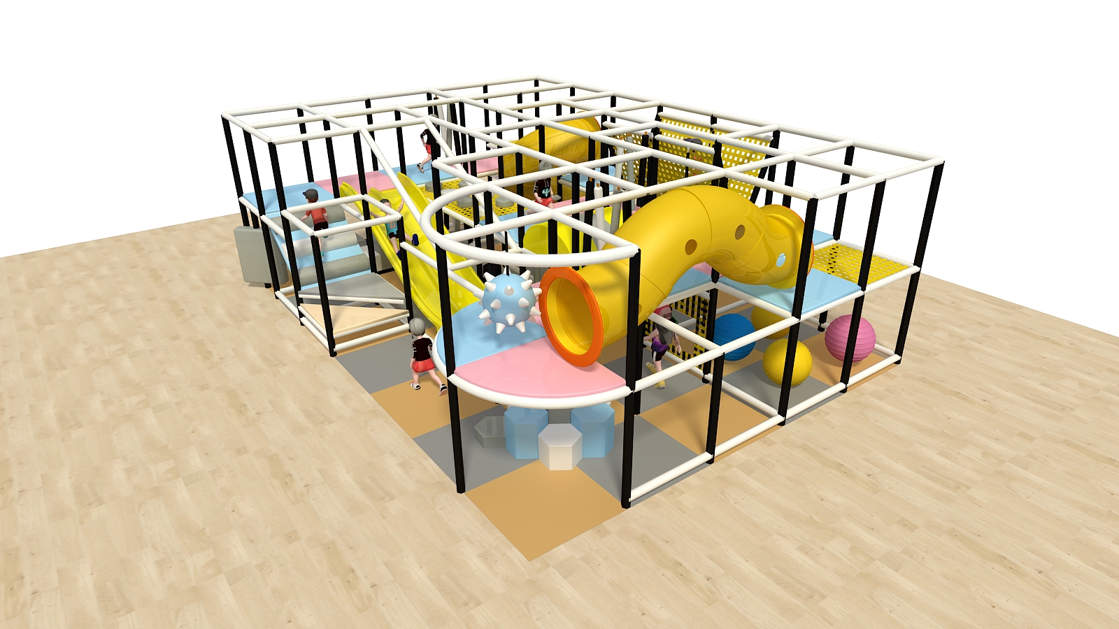 Pastel Colored Custom Indoor Playground - Image 2