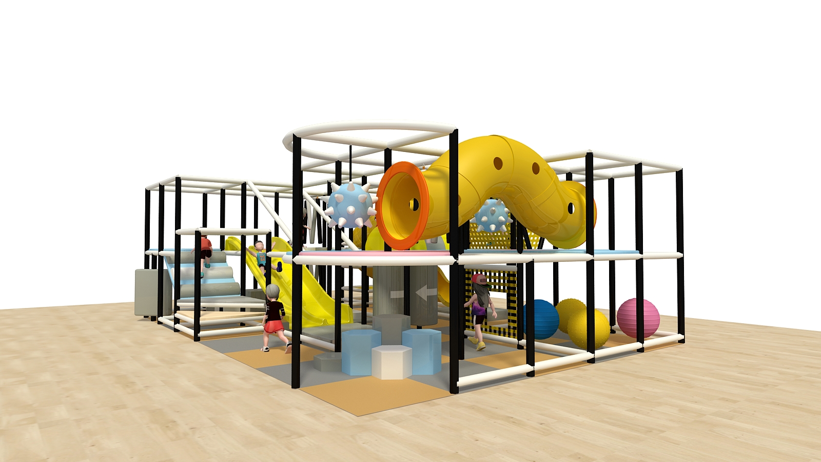 Pastel Colored Custom Indoor Playground - Image 4