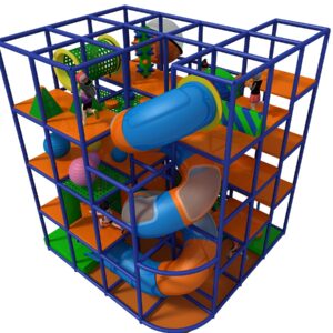 Small Footprint Tall Indoor Playscape