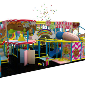 Candy Land Themed Indoor Playground Structure