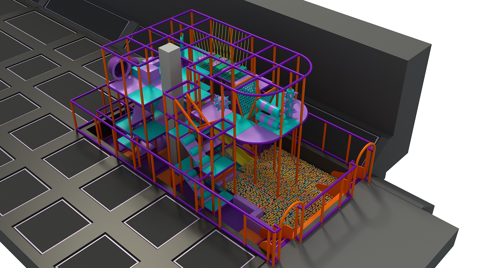 3 Level Cosmic Quest Playground - Image 3