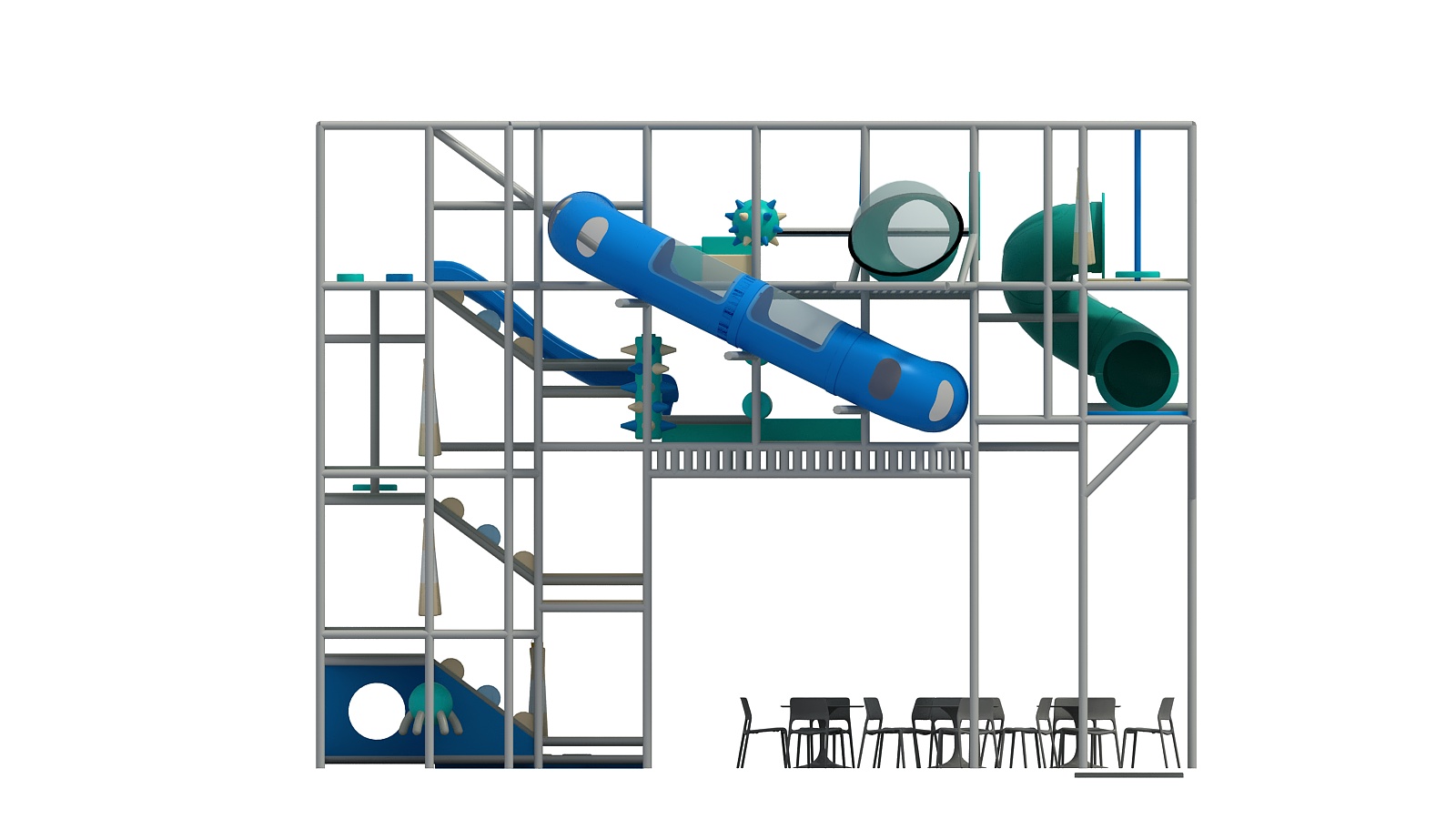4 Level Sky Climb Adventure Playground - Image 6