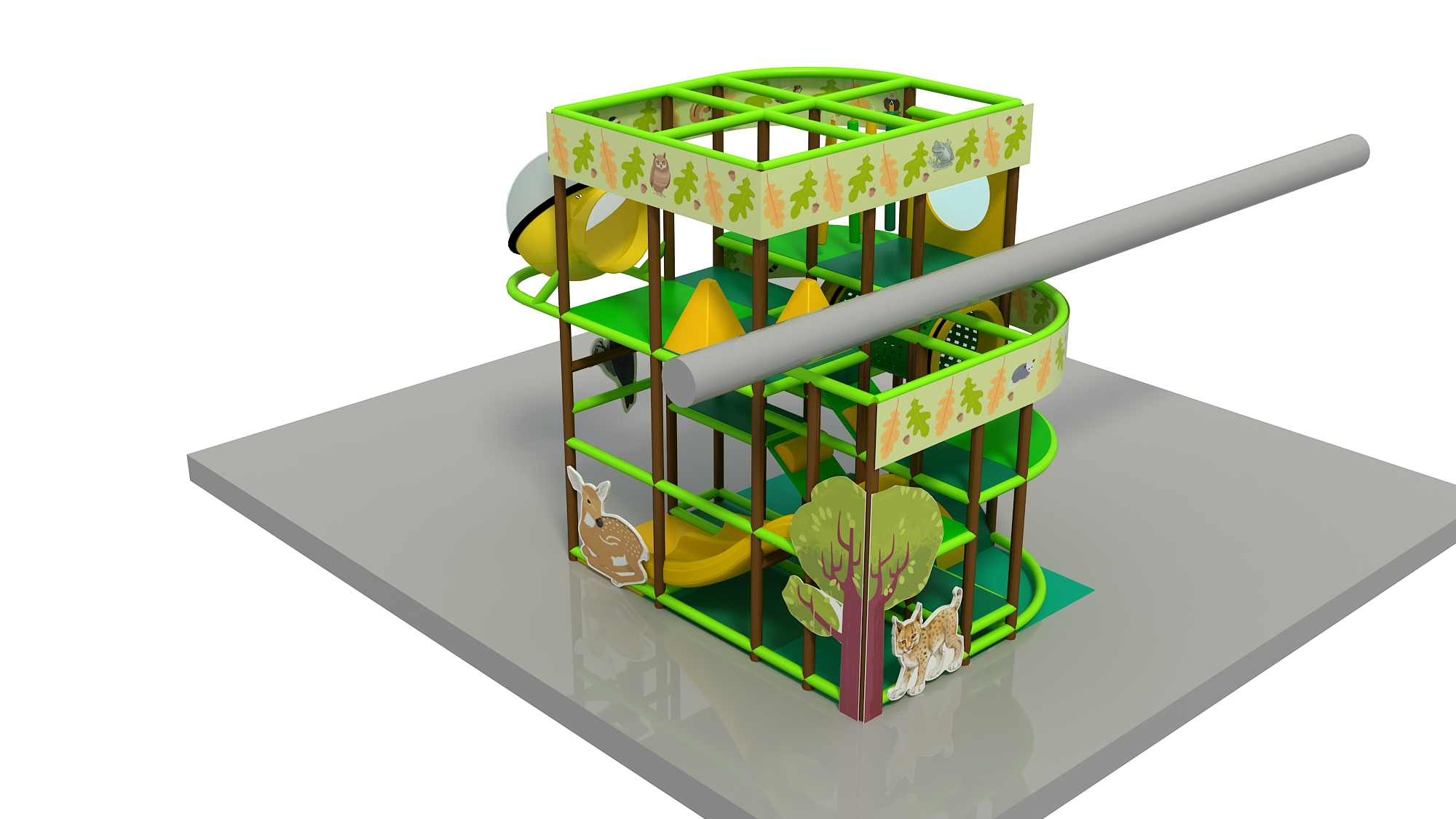 3 Level Forest Adventure Playground - Image 6