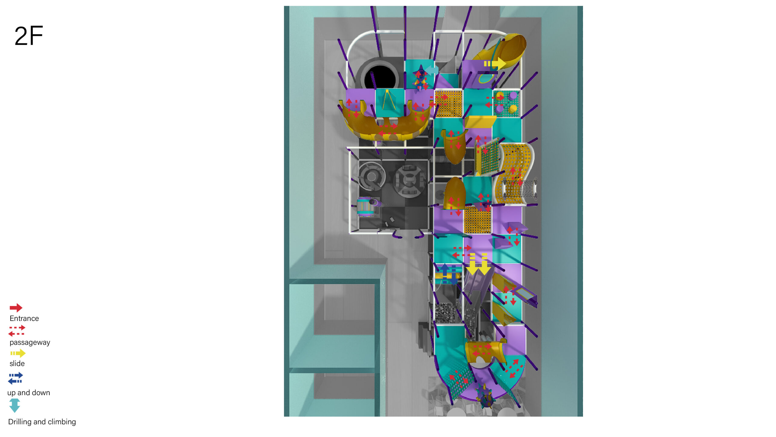 2 Level Color Splash Adventure Playground - Image 6