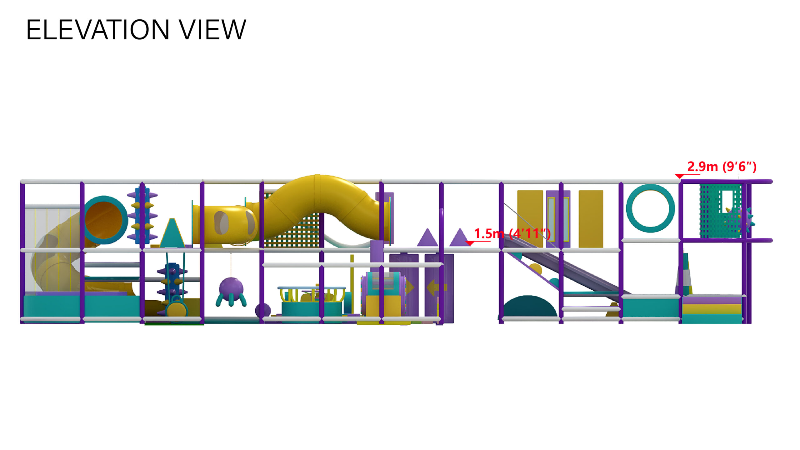 2 Level Color Splash Adventure Playground - Image 7