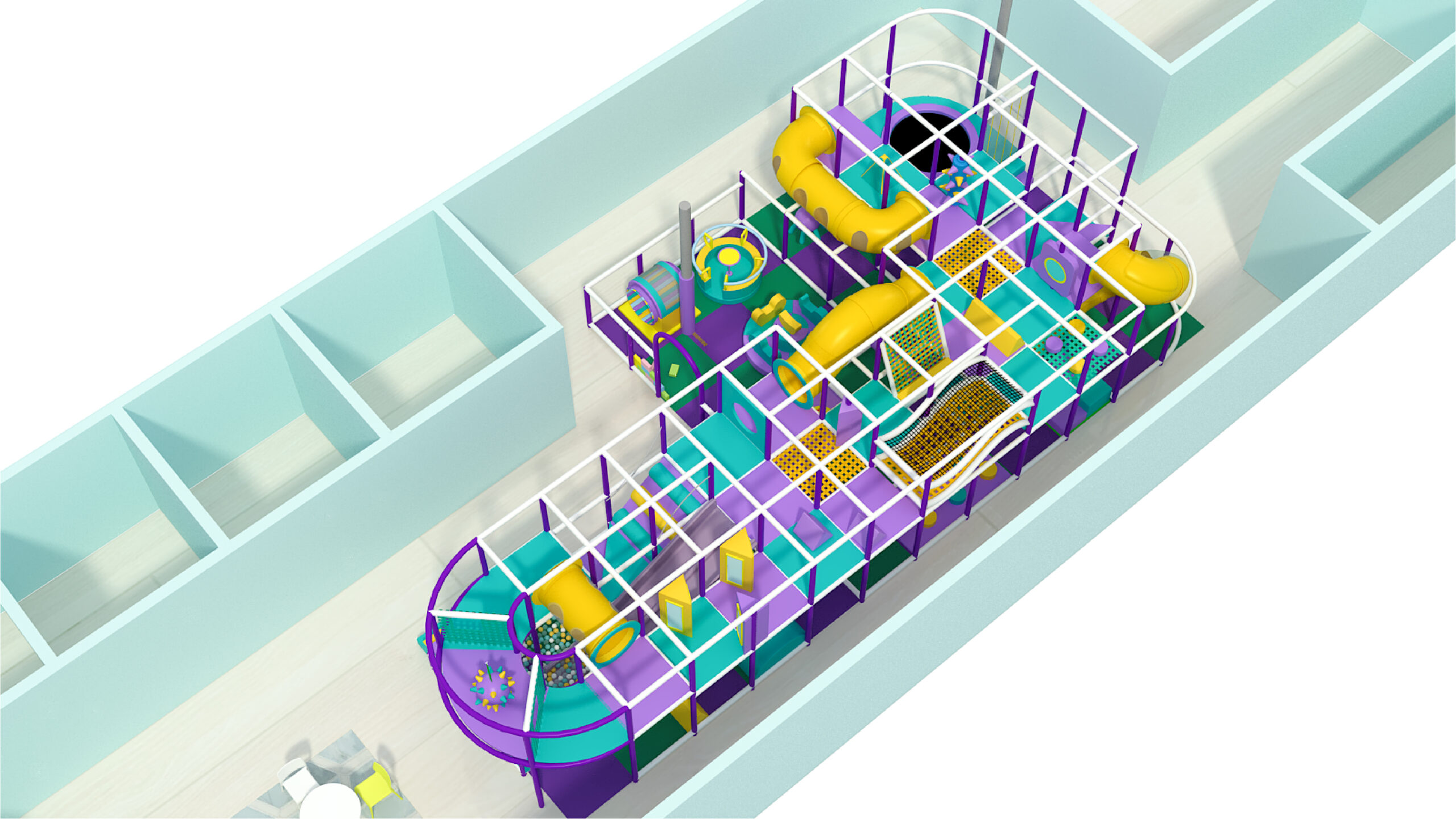 2 Level Color Splash Adventure Playground - Image 8