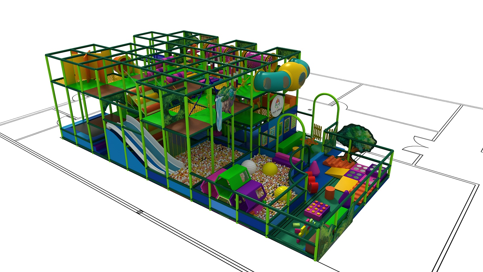 3 Level Treetop Explorer Playground - Image 13