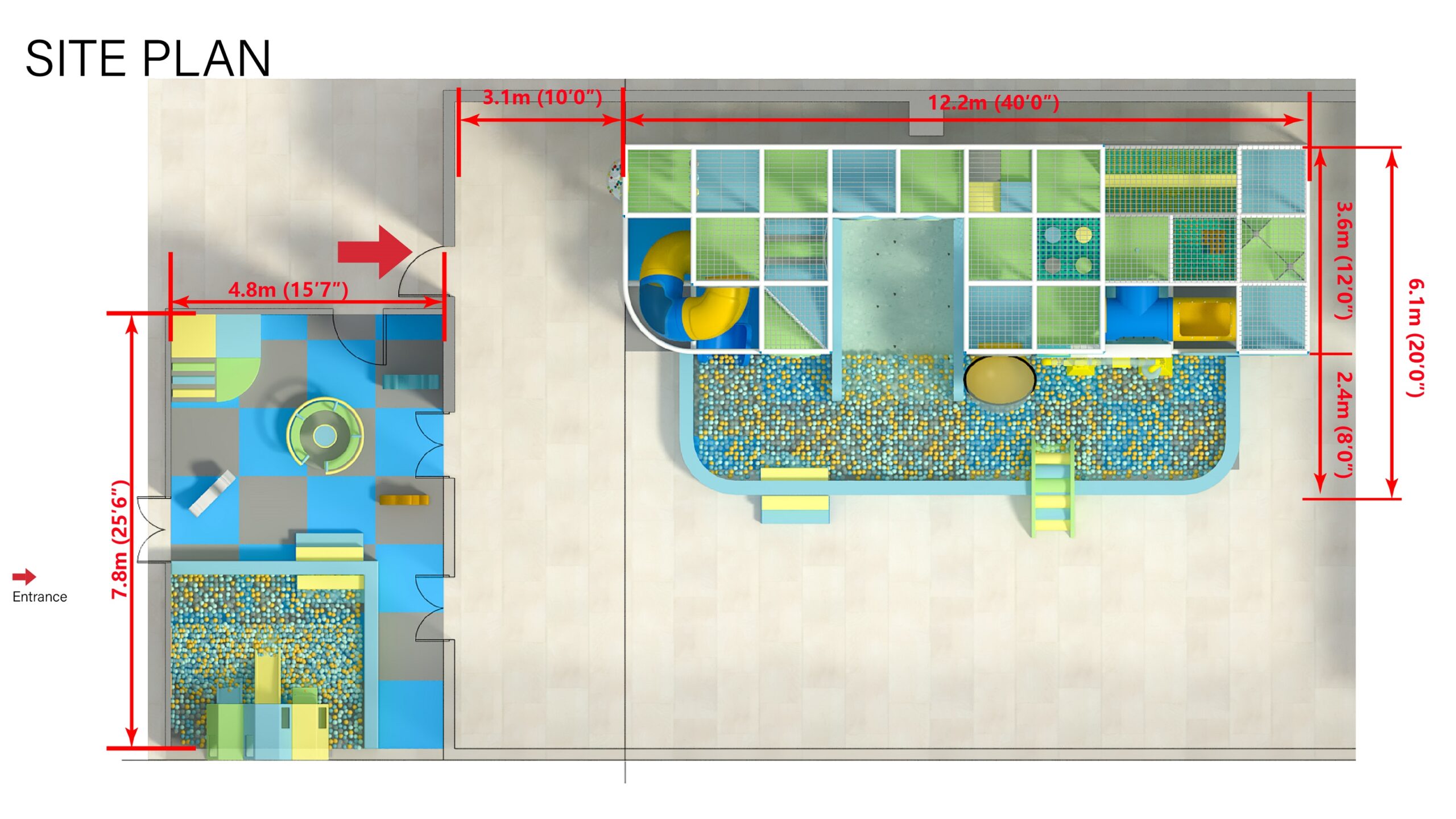 2 Level Aqua Adventure Playground - Image 7