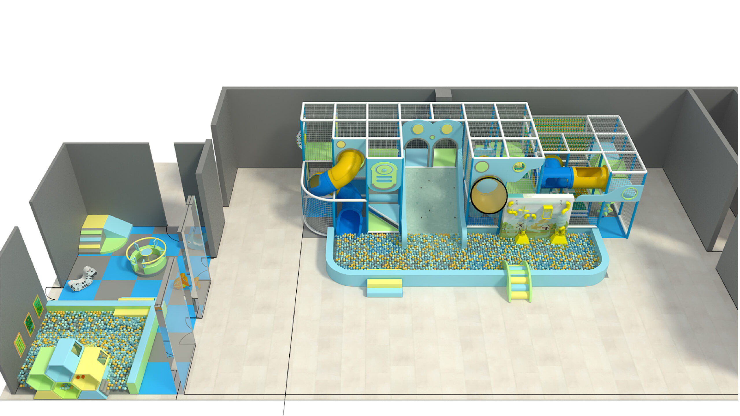 2 Level Aqua Adventure Playground - Image 9