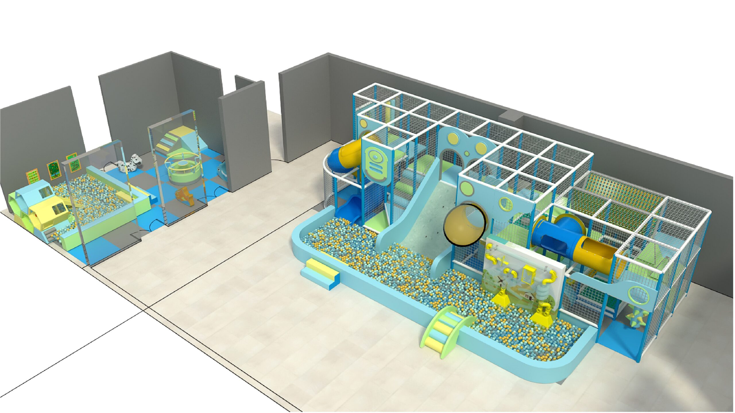 2 Level Aqua Adventure Playground - Image 2