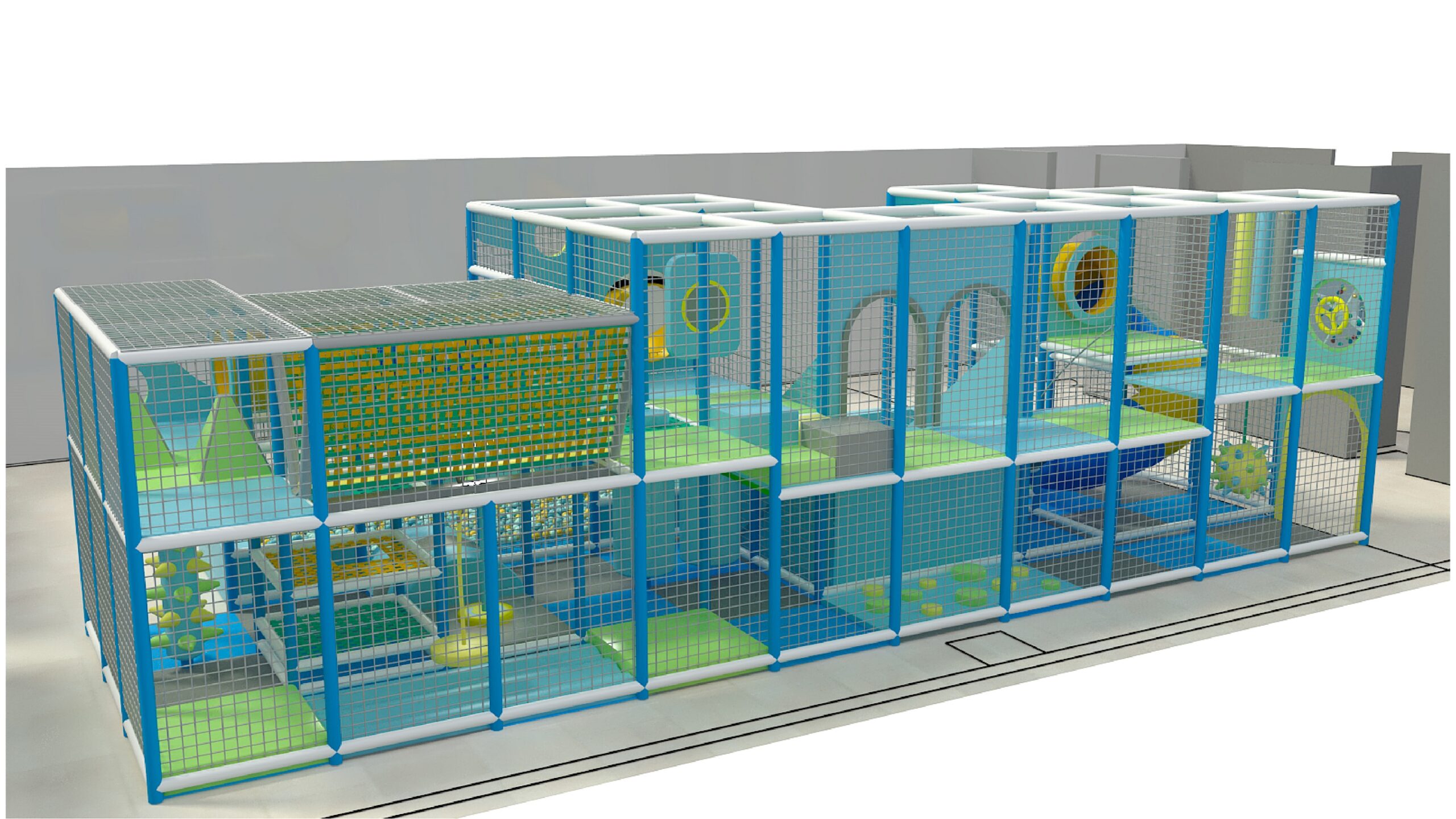 2 Level Aqua Adventure Playground - Image 5