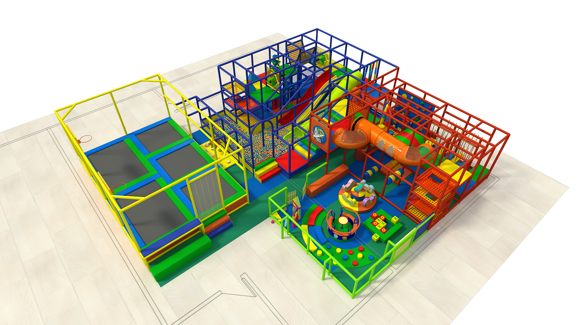 2 Level Multi-Zone Adventure Playground - Image 7