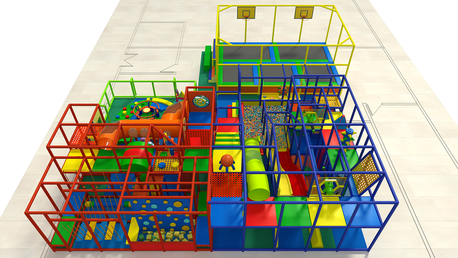 2 Level Multi-Zone Adventure Playground - Image 8