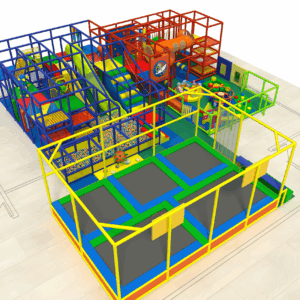 2 Level Multi-Zone Adventure Playground