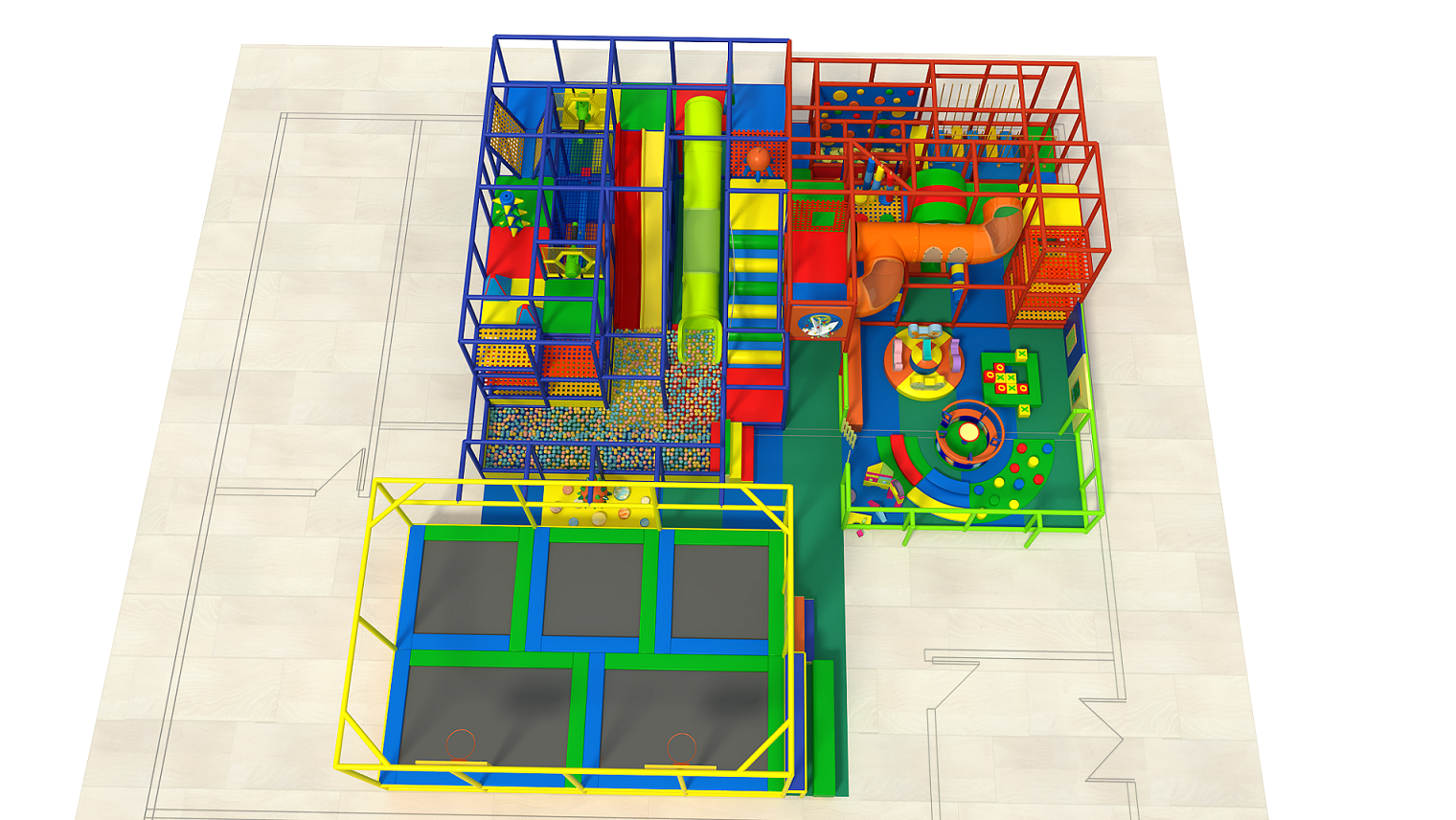 2 Level Multi-Zone Adventure Playground - Image 10