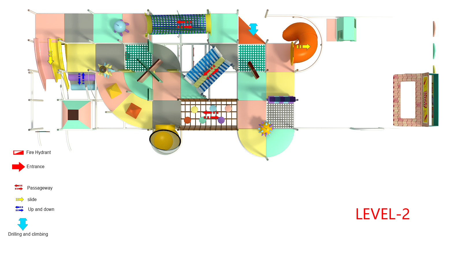 2 Level Candy Cloud Village Playground - Image 10