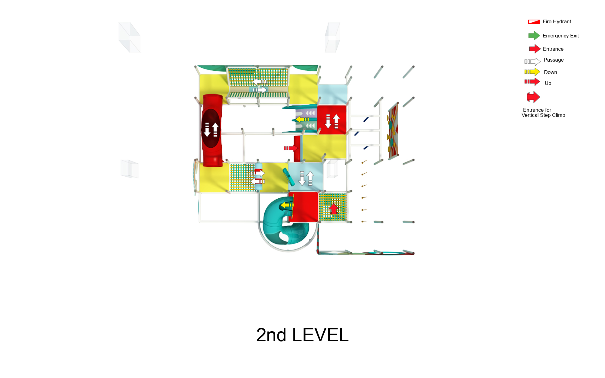 2 Level Rainbow Rise Playground - Image 10
