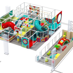2 Level Rainbow Rise Playground