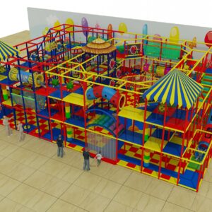 3 Level Mixed Theme Ballistic Playground