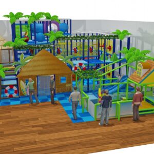3 Level Ocean Theme Ballistic Playscape