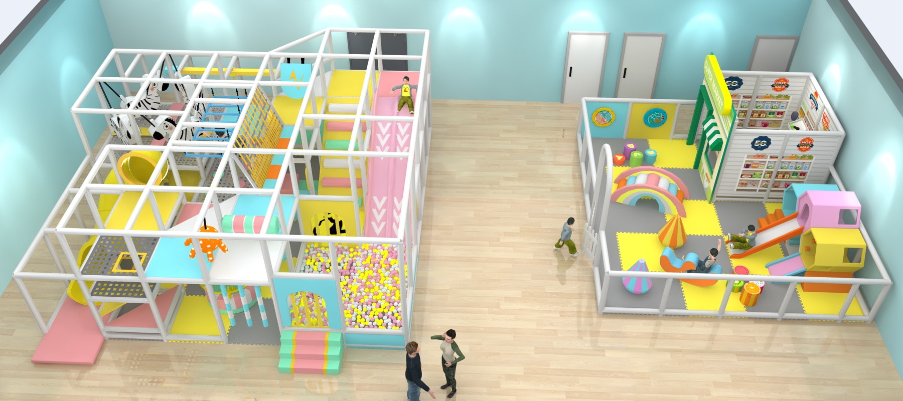 2 Level Sunbeam Village Playground