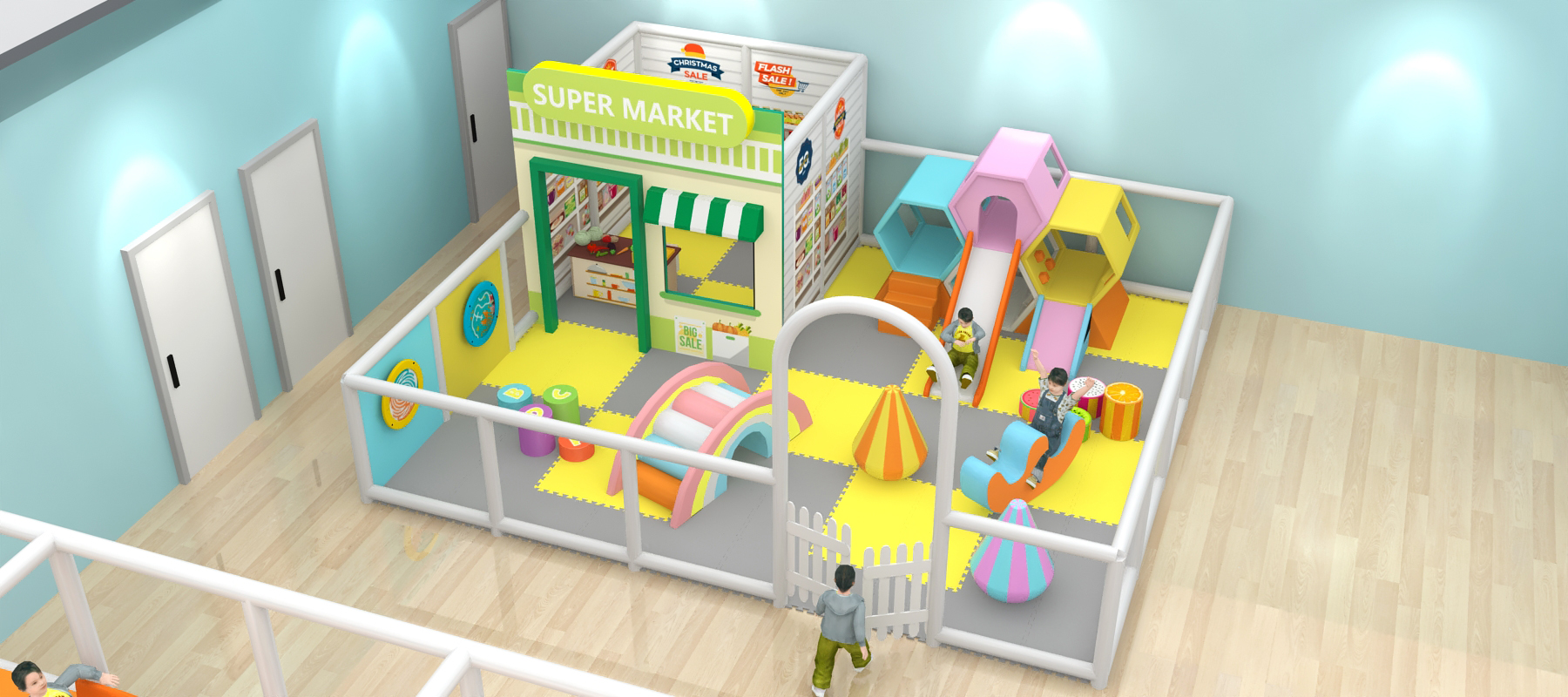 2 Level Sunbeam Village Playground - Image 6