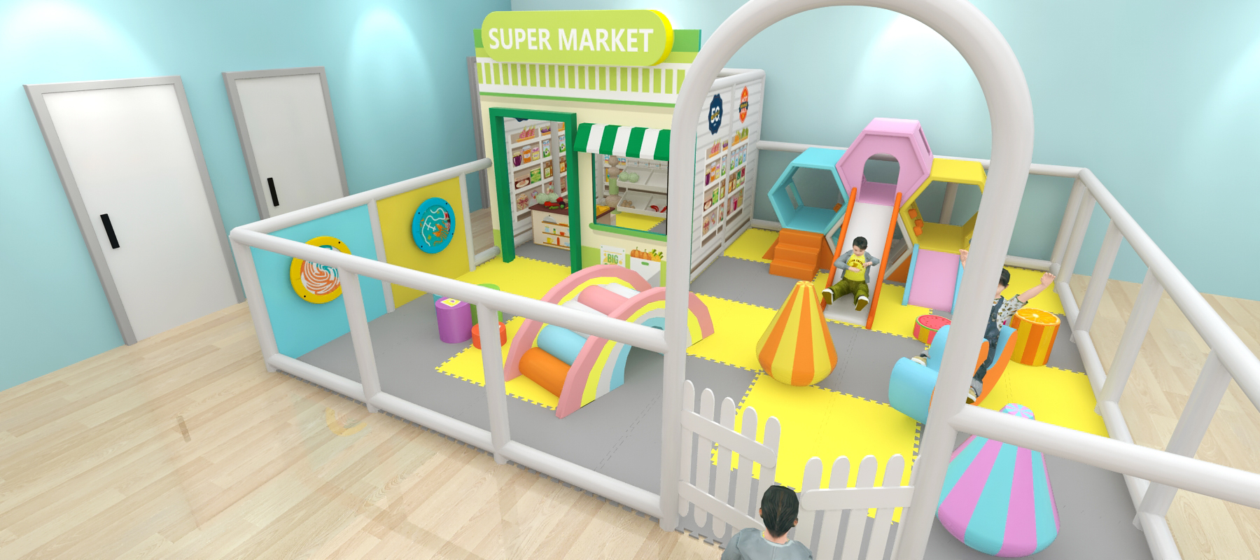 2 Level Sunbeam Village Playground - Image 10