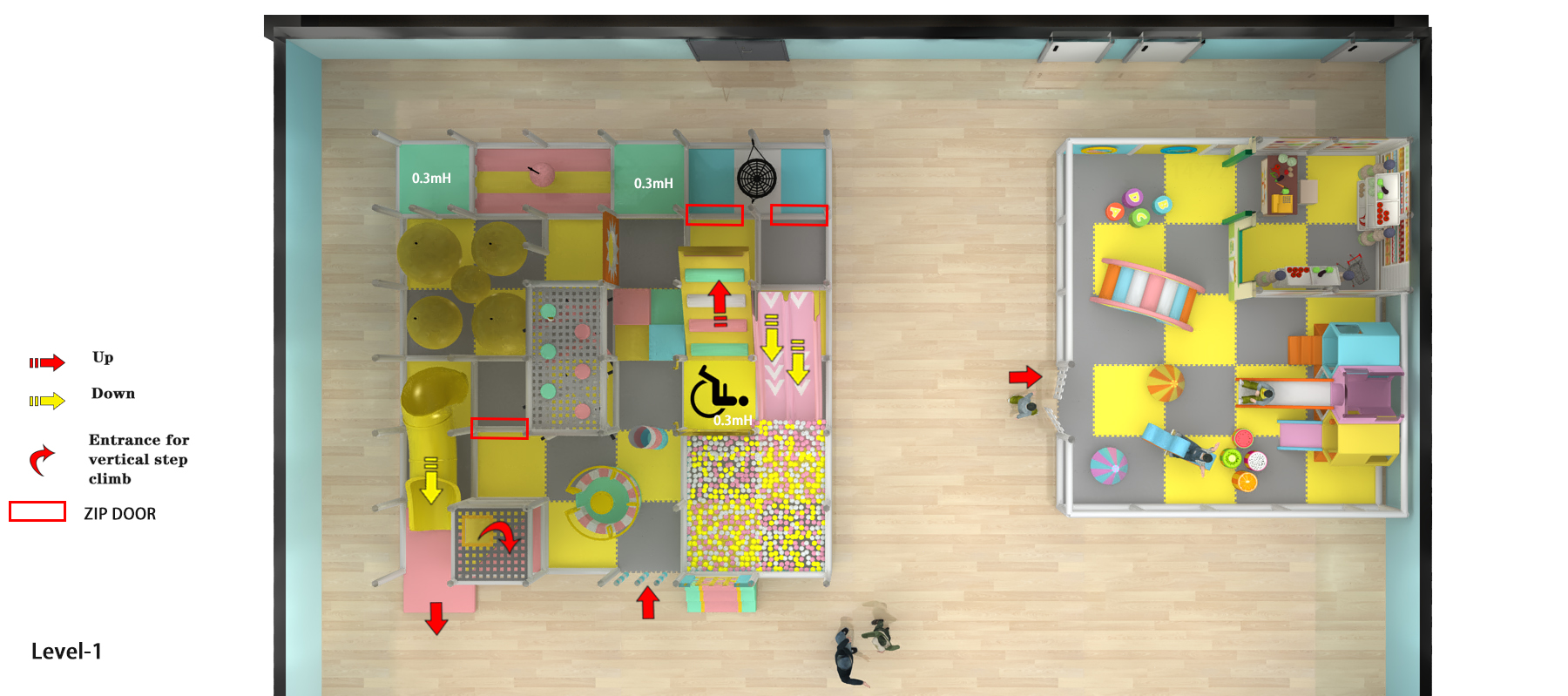 2 Level Sunbeam Village Playground - Image 12
