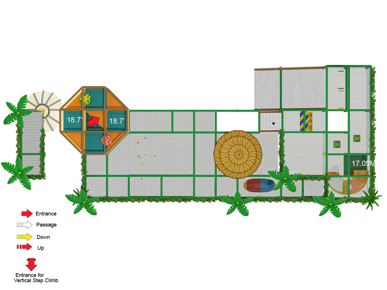 4 Level Jungle Themed Indoor Playground - Image 4