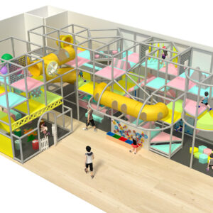 Cute Pastel Indoor Playground Jungle Gym