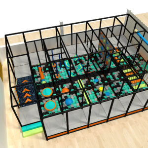 Indoor Playground & Junior Ninja Course in One