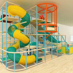 Custom Commercial Kids Indoor Playground Structure