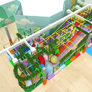 Colorful & Fun Custom Indoor Playground Structure