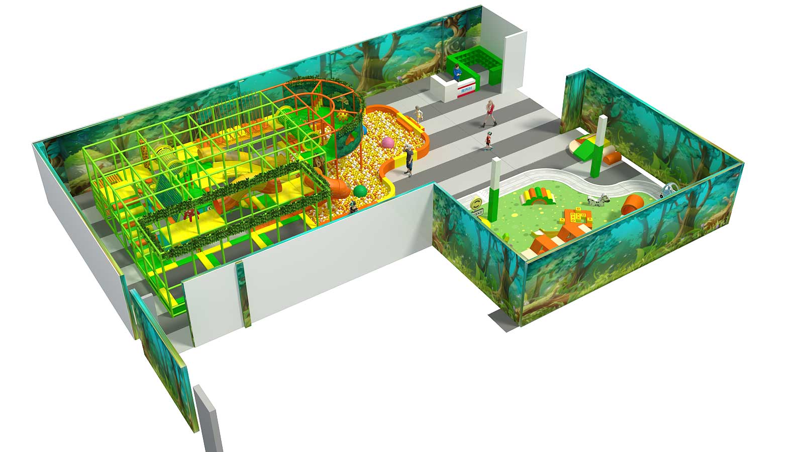 2 Level Forest Themed Playscape - Image 4