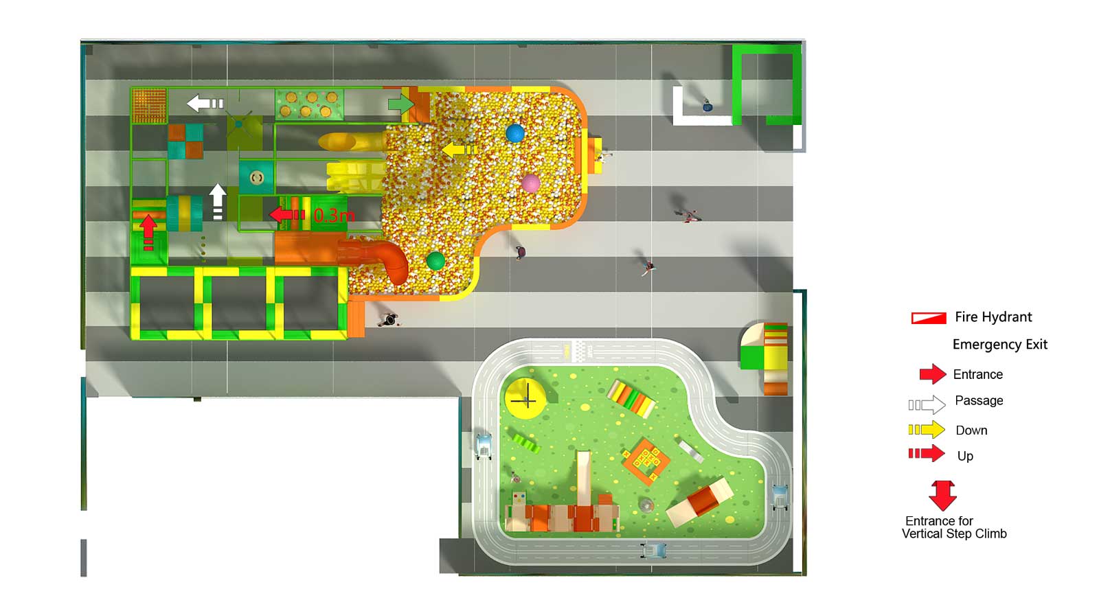 2 Level Forest Themed Playscape - Image 8