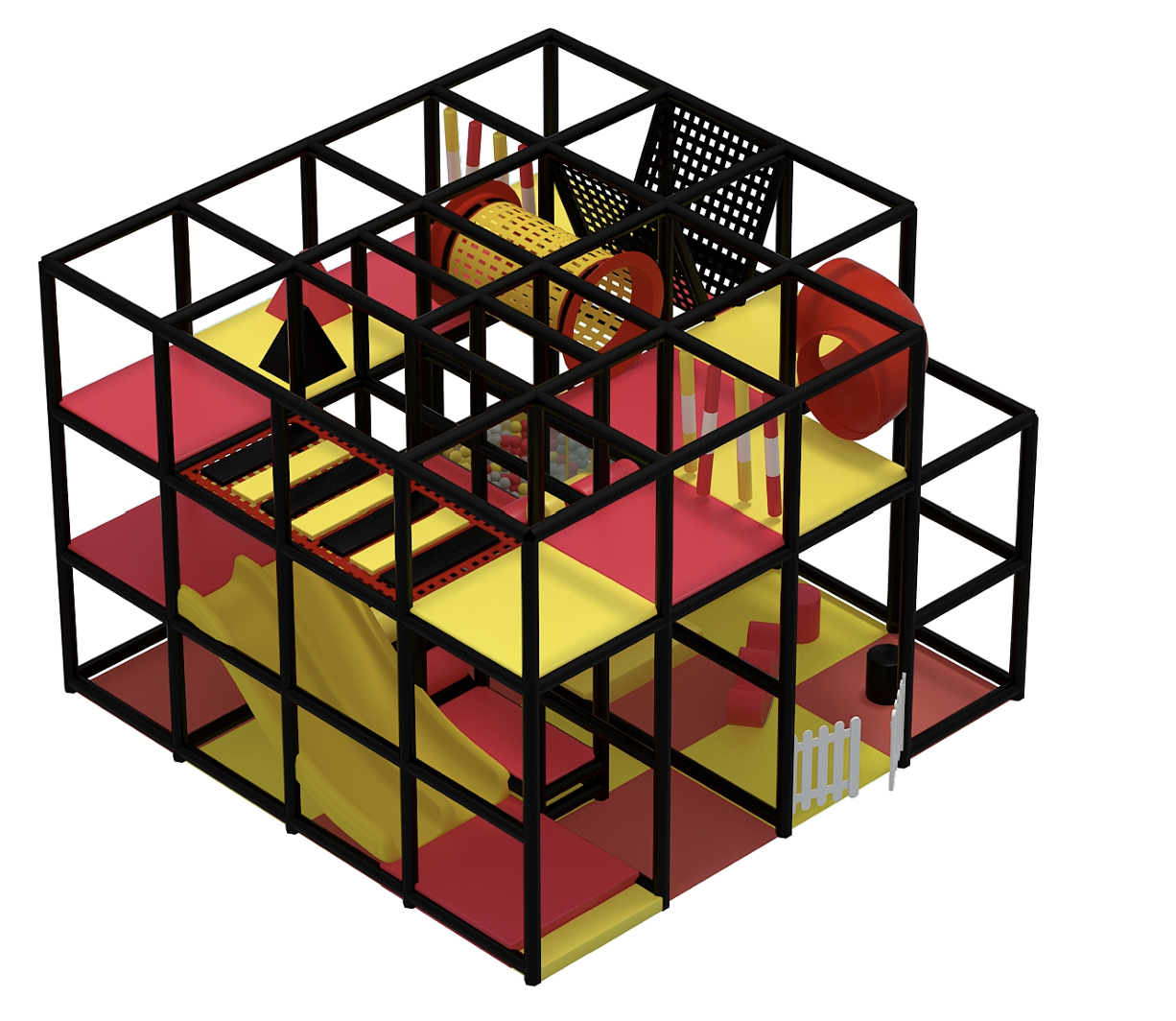 2 Level Adventure Cube Playground