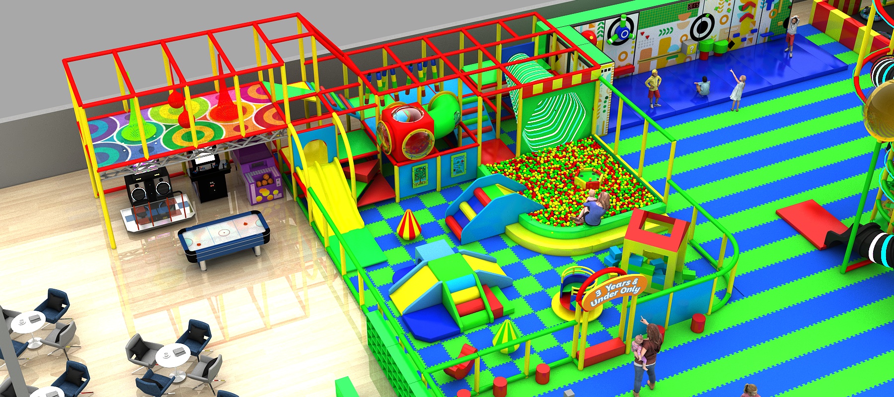 3-Level Vibrant Adventure Playground - Image 6
