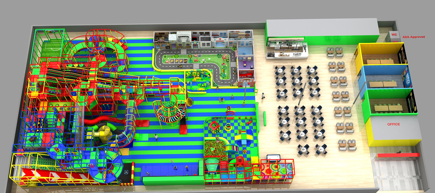 3-Level Vibrant Adventure Playground - Image 8