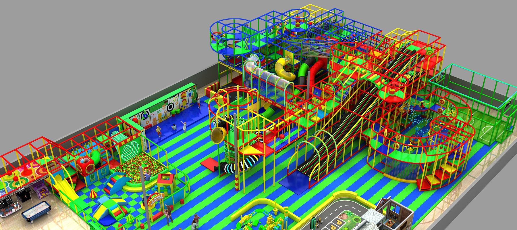 3-Level Vibrant Adventure Playground - Image 11