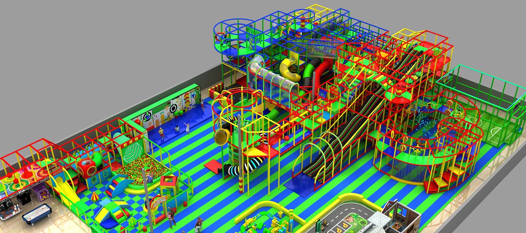 3-Level Vibrant Adventure Playground - Image 14