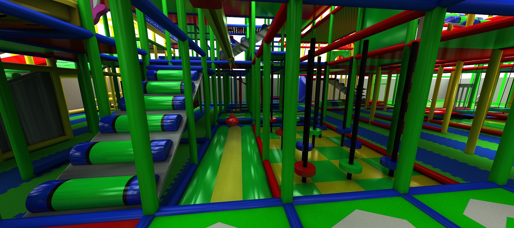 3-Level Vibrant Adventure Playground - Image 27